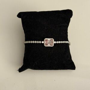New | Pakistani Pink/Silver AD Bracelet